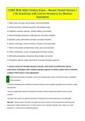 CCMA NHA 2026 Practice Exam &ndash; Recent Tested Version 1 &lpar;180 Questions with Correct Answers&rpar; for Medical Assistants