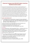 WASTEWATER TREATMENT ACTUAL EXAM QUESTIONS AND CORRECT ANSWERS WITH RATIONALES&vert; INSTANT DOWNLOAD PDF