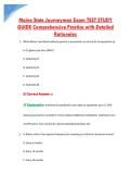 Maine State Journeyman Exam TEST STUDY &NewLine;GUIDE Comprehensive Practice with Detailed &NewLine;Rationales