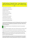 NSG 3160 Exam 2 2026&ndash;2027 &ndash; Latest Updated 232 Real Exam Questions and Answers &lpar;100&percnt; Verified&comma; Graded A&plus;&rpar;