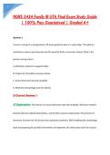 NURS 5434 Family III UTA Final Exam Study Guide &NewLine;&vert; 100&percnt; Pass Guaranteed &vert; Graded A&plus;