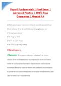 Payroll Fundamentals 1 Final Exam &vert; &NewLine;Advanced Practice &vert; 100&percnt; Pass &NewLine;Guaranteed &vert; Graded A&plus;