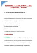 PN 4004 FINAL EXAM PREP 2026&sol;2027 &vert; 100&percnt; &NewLine;Pass Guaranteed &vert; Graded A&plus; 
