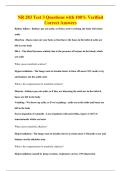 NR 283 Test 3 Questions with 100&percnt; Verified&NewLine;Correct Answers