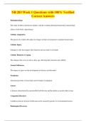 NR 283 Week 1 Questions with 100&percnt; Verified&NewLine;Correct Answers