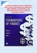 Test Bank for Foundations of Finance&comma; 10th Edition by &NewLine;Arthur J&period; Keown&comma; John D&period; Martin&comma; and J&period; William Petty &vert; &NewLine;ISBN&colon; 0134897269 &vert; 600 Q&A WITH &vert; Expert &NewLine;RationalesAll Chapters Covered &vert; 100&percnt; Pass &NewLine;Guaranteed &vert; Graded A&plus; &NewLine;