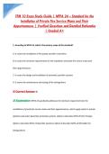 TFM 10 Exam Study Guide &vert; NFPA 24 &ndash; Standard for the &NewLine;Installation of Private Fire Service Mains and Their &NewLine;Appurtenances &vert; Verified Questions and Detailed Rationales &NewLine;&vert; Graded A&plus; 