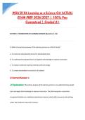WGU D186 Learning as a Science OA ACTUAL &NewLine;EXAM PREP 2026&sol;2027 &vert; 100&percnt; Pass &NewLine;Guaranteed &vert; Graded A&plus; 
