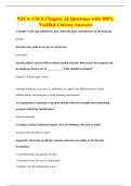 NSCA-CSCS Chapter 24 Questions with 100&percnt;&NewLine;Verified Correct Answers