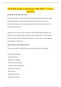 NUR 425 Exam 4 Questions with 100&percnt; Correct&NewLine;Answers