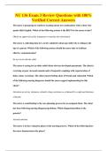 NU 136 Exam 3 Review Questions with 100&percnt;&NewLine;Verified Correct Answers