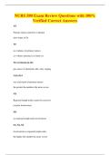NURS 580 Exam Review Questions with 100&percnt;&NewLine;Verified Correct Answers