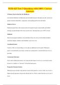 NUR 425 Test 3 Questions with 100&percnt; Correct&NewLine;Answers