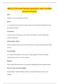 WGU C724 Exam Review Questions with Verified&NewLine;Correct Answers
