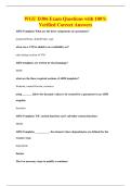 WGU D306 Exam Questions with 100&percnt;&NewLine;Verified Correct Answers