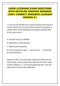 LMSW Licensing Exam Questions & Verified Answers&colon; A&plus; Graded Study Guide