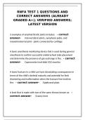 RNFA Test 1 Questions & Correct Answers&colon; A&plus; Verified Study Guide&NewLine;