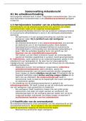 Samenvatting Arbeidsrecht &vert; De Arbeidsverhouding &vert; HvA &vert; 2026&sol;2027