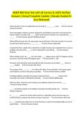 NEIEP 800 Final Test with all Correct & 100&percnt; Verified Answers &vert;Actual Complete Update &vert;Already Graded A&plus; &lpar;Just Released&rpar;