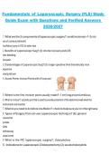 Fundamentals of Laparoscopic Surgery &lpar;FLS&rpar; Study Guide Exam Questions and Verified Answers&comma; 2026&sol;2027 Exam Preparation Material
