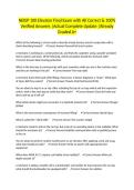 NEIEP 100 Elevator Final Exam with All Correct & 100&percnt; Verified Answers &vert;Actual Complete Update &vert;Already Graded A&plus;