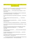 NEIEP 235 Exam with all Correct & 100&percnt; Verified Answers &vert;Guaranteed to Pass
