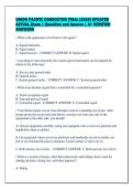 UNION PACIFIC CONDUCTOR FINAL &lbrack;2026&rsqb; UPDATED&NewLine;ACTUAL Exam &vert; Question and Answer &vert; A&plus; VERIFIED&NewLine;ANSWERS 