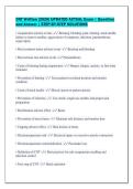 CNT Written &lbrack;2026&rsqb; UPDATED ACTUAL Exam &vert; Question&NewLine;and Answer &vert; STEP-BY-STEP SOLUTIONS