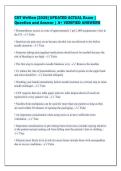 CNT Written &lbrack;2026&rsqb; UPDATED ACTUAL Exam &vert;&NewLine;Question and Answer &vert; A&plus; VERIFIED ANSWERS
