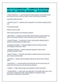 REX-PN EXAMINATION &vert; COMPLETE QUESTIONS&NewLine;AND 100&percnt; VERIFIED ANSWERS &vert; 2026 UPDATE&NewLine;