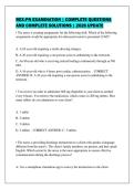 REX-PN EXAMINATION &vert; COMPLETE QUESTIONS&NewLine;AND COMPLETE SOLUTIONS &vert; 2026 UPDATE