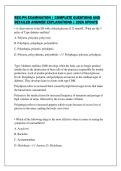 REX-PN EXAMINATION &vert; COMPLETE QUESTIONS AND&NewLine;DETAILED ANSWER EXPLANATIONS &vert; 2026 UPDATE&NewLine;