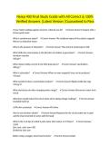 Neiep 400 Final Study Guide with All Correct & 100&percnt; Verified Answers &vert;Latest Version &vert;Guaranteed to Pass