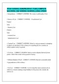 TEXAS NURSING JURISPRUDENCE EXAM &vert; COMPLETE&NewLine;QUESTIONS AND VERIFIED ANSWERS &vert; 2026 UPDATE