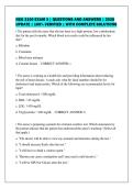 NSG 3100 EXAM 3 &vert; QUESTIONS AND ANSWERS &vert; 2026&NewLine;UPDATE &vert; 100&percnt; VERIFIED &vert; WITH COMPLETE SOLUTIONS