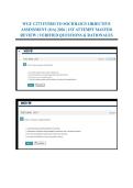 WGU C273 INTRO TO SOCIOLOGY OBJECTIVE&NewLine;ASSESSMENT &lpar;OA&rpar; 2026 &vert; 1ST ATTEMPT MASTER&NewLine;REVIEW &vert; VERIFIED QUESTIONS & RATIONALES