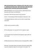 NRNP 6630 MIDTERM EXAM &lpar;2 VERSIONS&comma;LATEST-2022-2023&comma; 100 Q & A &rpar; NRNP6630 MIDTERM EXAM