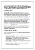 PEER SUPPORT SPECIALIST CERTIFICATION EXAM &NewLine;ACTUAL EXAM &lbrack;QUESTION 1-200&rsqb; AND ANSWERS UPDATED &NewLine;2026&sol;2027 &vert; 100&percnt; VERIFIED &vert; DETAILED RATIONALES &ndash; PASS &NewLine;GUARANTEED A&plus; GRADED &vert; INSTANT DOWNLOAD 