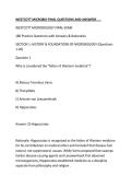 WESTCOTT MICROBIO FINAL QUESTIONS AND ANSWERS&period;