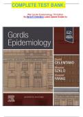 COMPLETE TEST BANK&colon;&NewLine;&NewLine;&NewLine;For Gordis Epidemiology 7th Edition&NewLine;By David D Celentano Latest Update Graded A&plus;&NewLine;