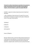 Test bank for evidence-based physical examination best practices for health and well-being assessment