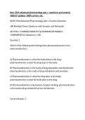 Nurs 5334 advanced pharmacology quiz 1 questions and answers 2026&period;