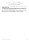 ATI RN FUNDAMENTALOF NURSING PROCTORED EXAM EXAM COMPLITION OF TWO VERSION &lpar;A&B&rpar; NEWEST VERSION ACTUAL EXAM COMPLETE EACH VERSION 70 QUESTIONS AND CORRECT DETAILED ANSWERS