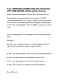 ATI RN COMPREHENSIVE EXIT EXAM RETAKE 2026 LATEST RELIABLE STUDY GUIDE&period;