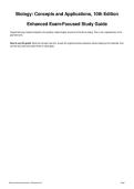 Biology Concepts And Applications &lpar;10th Edition&rpar; By Cecie Starr&ndash; Complete Test Bank With Verified Answers &lpar;Chapters 1&ndash;44&comma; 7 Units&rpar; &ndash; Grade A&plus; Material