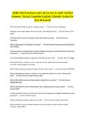 NEIEP 400 Final Exam with all Correct & 100&percnt; Verified Answers &vert;Actual Complete Update &vert;Already Graded A&plus; &lpar;Just Released&rpar;