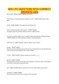 68W LPC QUESTIONS WITH CORRECT ANSWERS 2026