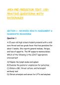 APEA PRE-PREDICTOR TEST&colon; 100&plus; &NewLine;PRACTICE QUESTIONS WITH &NewLine;RATIONALES 