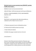 H&r block income tax course assessment exam &lpar;2026-2027&rpar; questions & 100- correct answers&period;