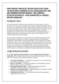 PEER SUPPORT SPECIALIST CERTIFICATION STUDY GUIDE &ndash; &NewLine;150 QUESTIONS & ANSWERS ACTUAL EXAM &lbrack;QUESTION 1-200&rsqb; &NewLine;AND ANSWERS UPDATED 2026&sol;2027 &vert; 100&percnt; VERIFIED &vert; &NewLine;DETAILED RATIONALES &ndash; PASS GUARANTEED A&plus; GRADED &vert; &NewLine;INSTANT DOWNLOAD 